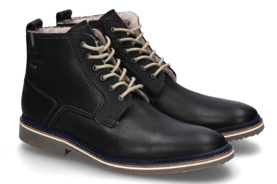 Men scarpa rossa Boots | Lloyd Stiefelette Gefuttert Vidal- Schwarz