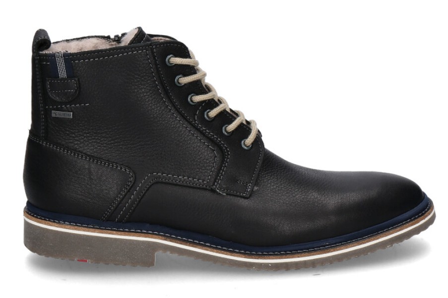 Men scarpa rossa Boots | Lloyd Stiefelette Gefuttert Vidal- Schwarz