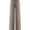 Women scarpa rossa Pants | Cambio Damen-Hose Allison- Golden Diamond Stripe