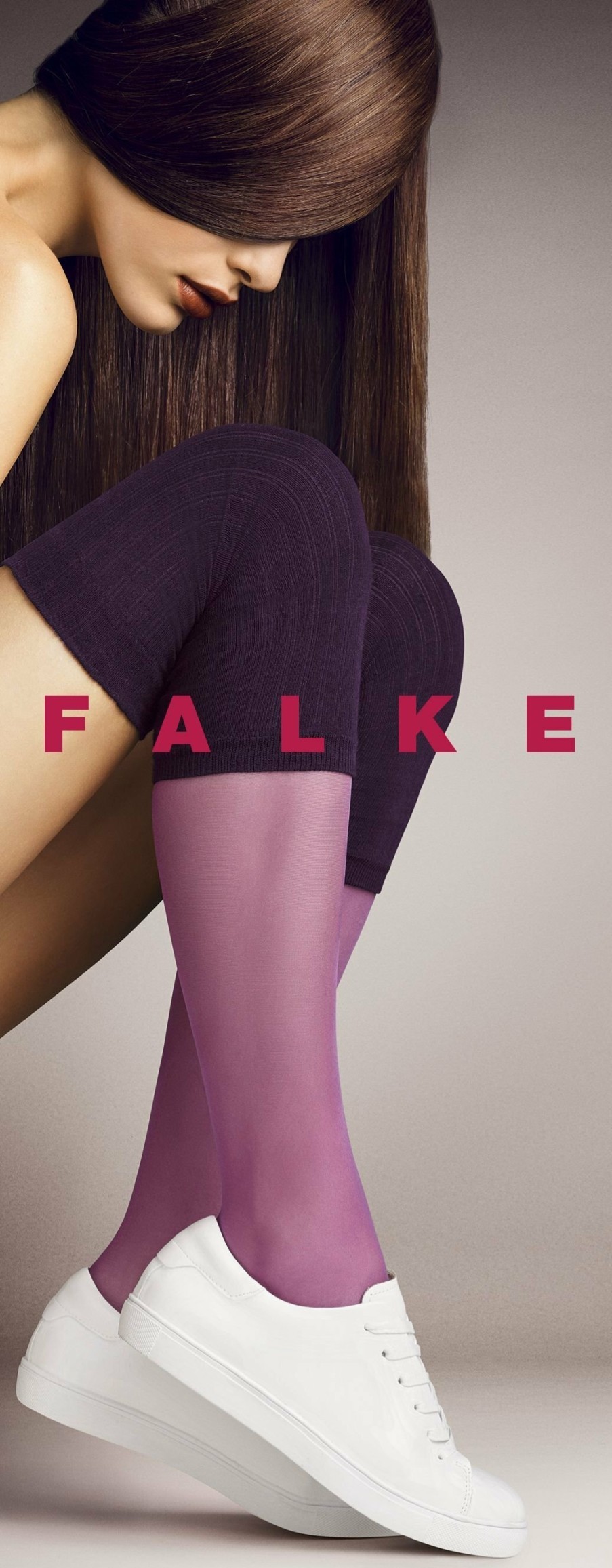 Women scarpa rossa Tights | Falke Silk Smooth 15 Den Ladies Knee Socks Black