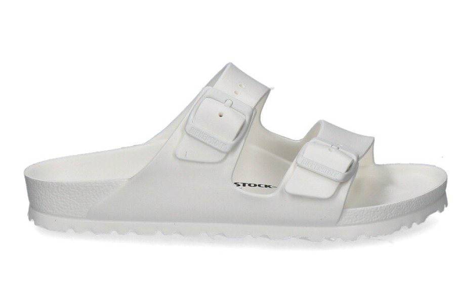 Women scarpa rossa House Slippers | Birkenstock Mules Arizona Schmal Eva White