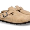 Women scarpa rossa Mules | Birkenstock Clogs Boston Schmal Emboss Dots- New Beige