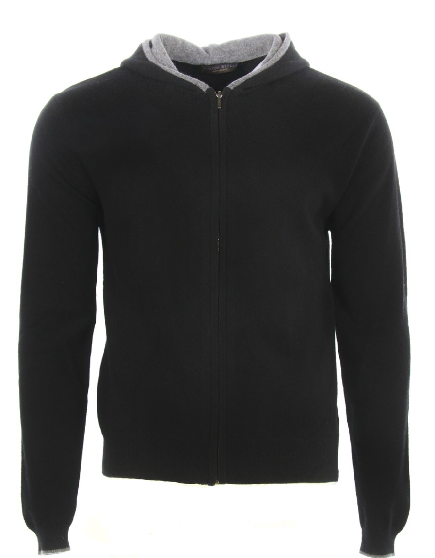 Men scarpa rossa Jackets | Buxton Street Cardigan Cashmere Black