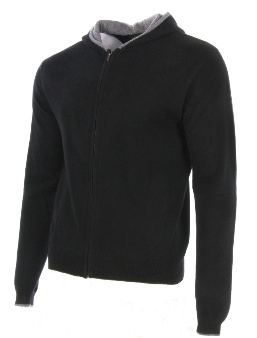 Men scarpa rossa Jackets | Buxton Street Cardigan Cashmere Black