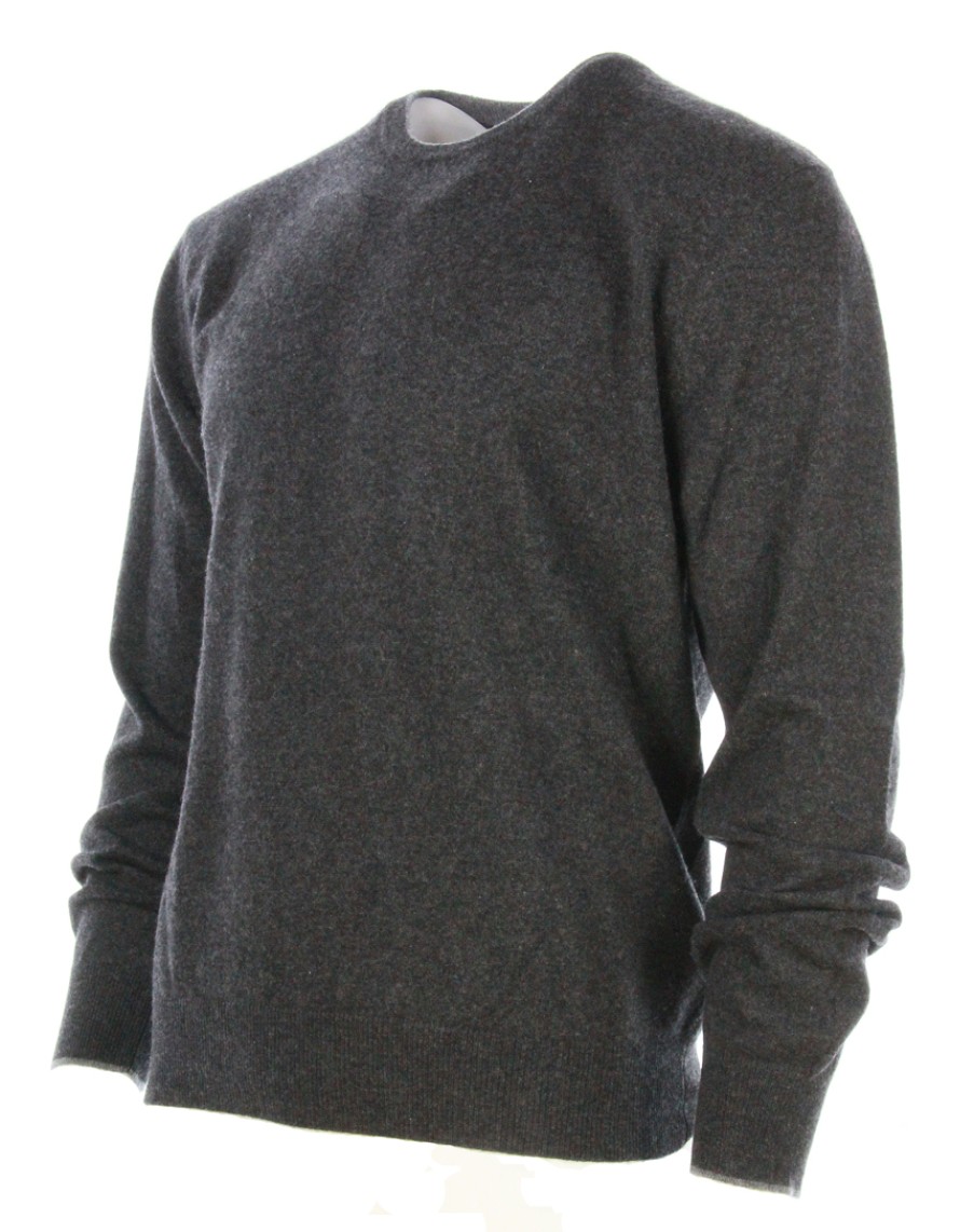 Men scarpa rossa Sweaters | Buxton Street Sweater Cashmere Dark Grey