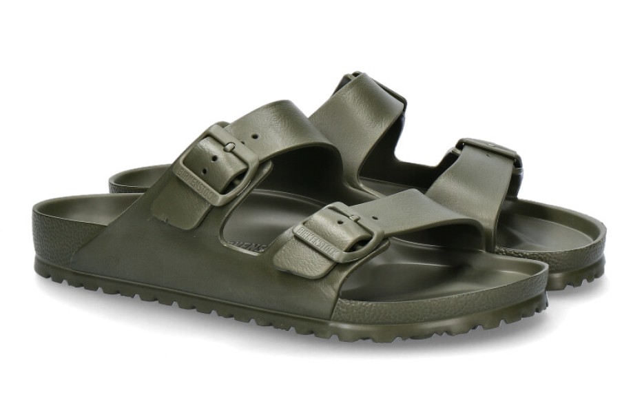 Men scarpa rossa Sandals | Birkenstock Pantolette Arizona Eva Khaki Normal