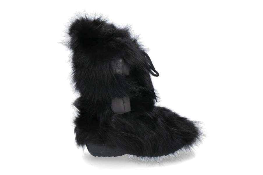 Women scarpa rossa Fur Boots | Oscar Sport Fur Boots Gilda Nero