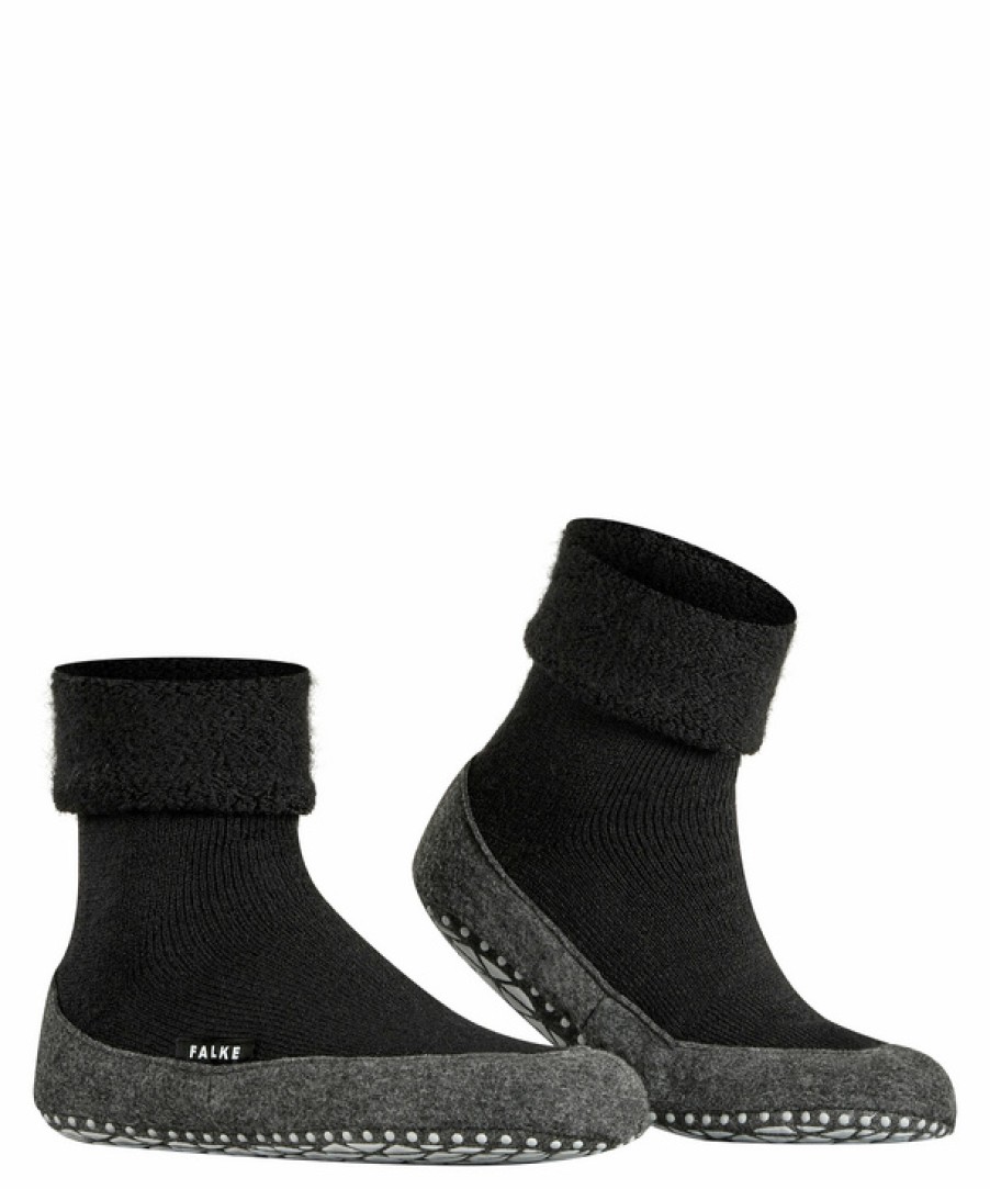 Men scarpa rossa Socks | Falke Cosyshoe Black