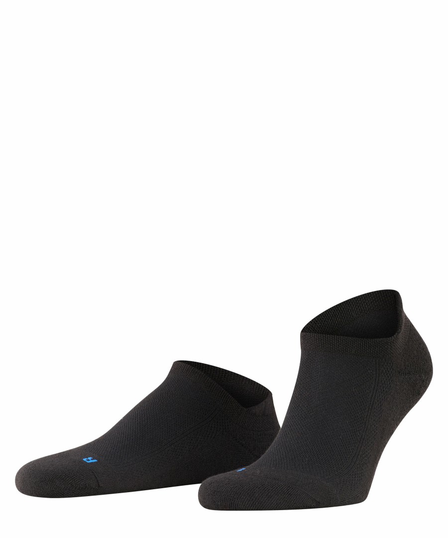 Men scarpa rossa Socks | Falke Cool Kick Unisex Sneaker Socks Black