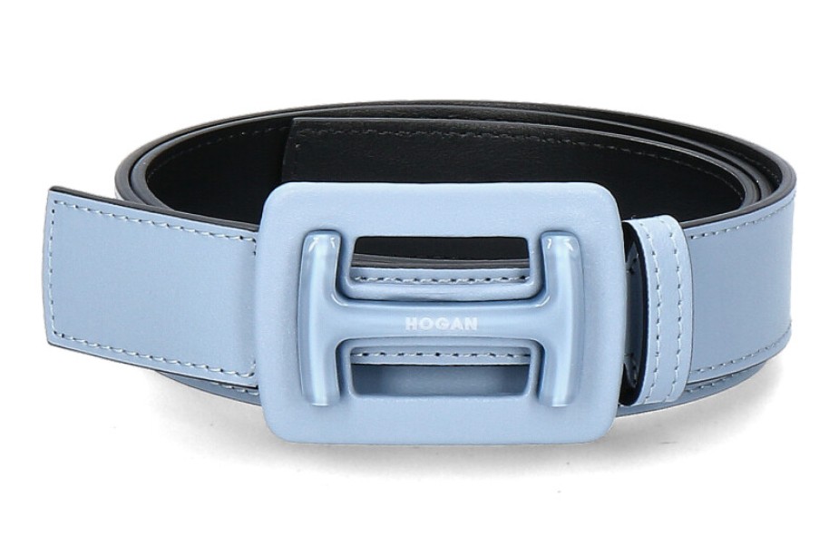 Women scarpa rossa Belts | Hogan Gurtel Centura Plexi- Himmelblau