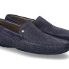 Men scarpa rossa Moccasins | Aldo Brue Moccasin Bufalo Notte Blu Scuro