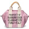 Women scarpa rossa Hand Bags | Manikomio Design Tasche Icon 24 Olanda Cotton- Rosa