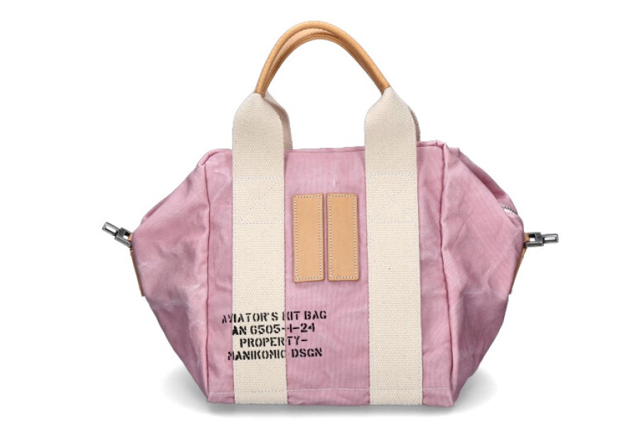 Women scarpa rossa Hand Bags | Manikomio Design Tasche Icon 24 Olanda Cotton- Rosa