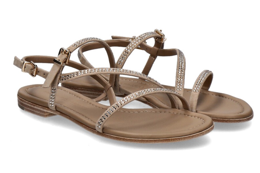 Women scarpa rossa Sandals | Kennel & Schmenger Sandals Samtziege Nappa Mohair