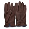 Men scarpa rossa Men'S Gloves | Restelli Men'S Gloves Marrone Cervo- Braun