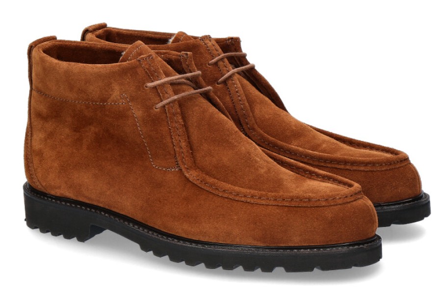 Men scarpa rossa Warm Lining | Ludwig Reiter Ankle Boots Lined Touring Boot Cognac