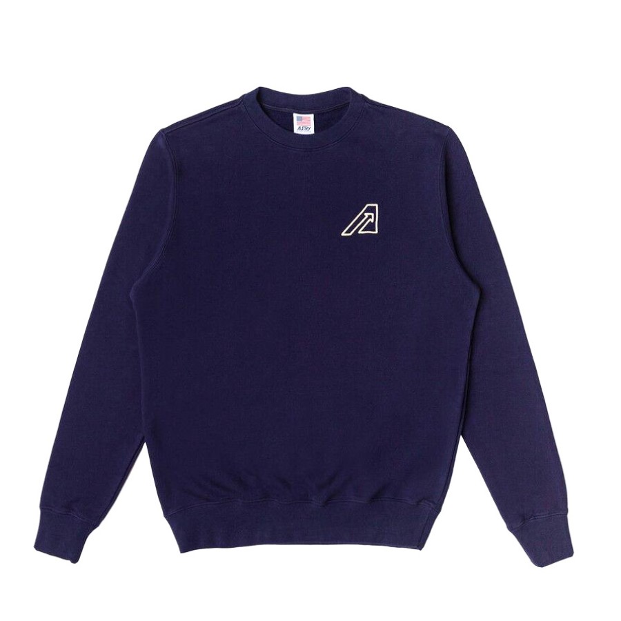 Men scarpa rossa Sweaters | Autry Men'S Sweatshirt Icon- Blau