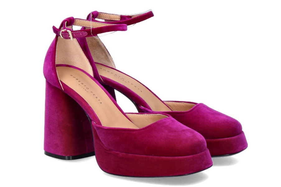 Women scarpa rossa Platform Shoes | Roberto Festa Platform Pumps Nicla Velluto Roubaix