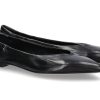 Women scarpa rossa Ballet Flats | Pomme D'Or Ballerina Ingrid Glove- Nero/Schwarz