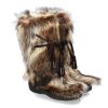 Women scarpa rossa Fur Boots | Diavolezza Fur Boots Marmotta Moro