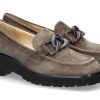 Women scarpa rossa Loafers | Brunate Loafer Vera Camoscio Forest