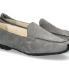 Women scarpa rossa Moccasins | Mania Slipper Camoscio Procar Grigio