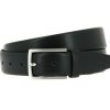 Men scarpa rossa Belts | Hugo Boss Belt Barney Cow Skin Black