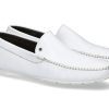 Men scarpa rossa Moccasins | Aldo Brue Moccasin Natur Bianco