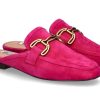 Women scarpa rossa Mules | Bibi Lou Sabot Vela Velours- Fuxia