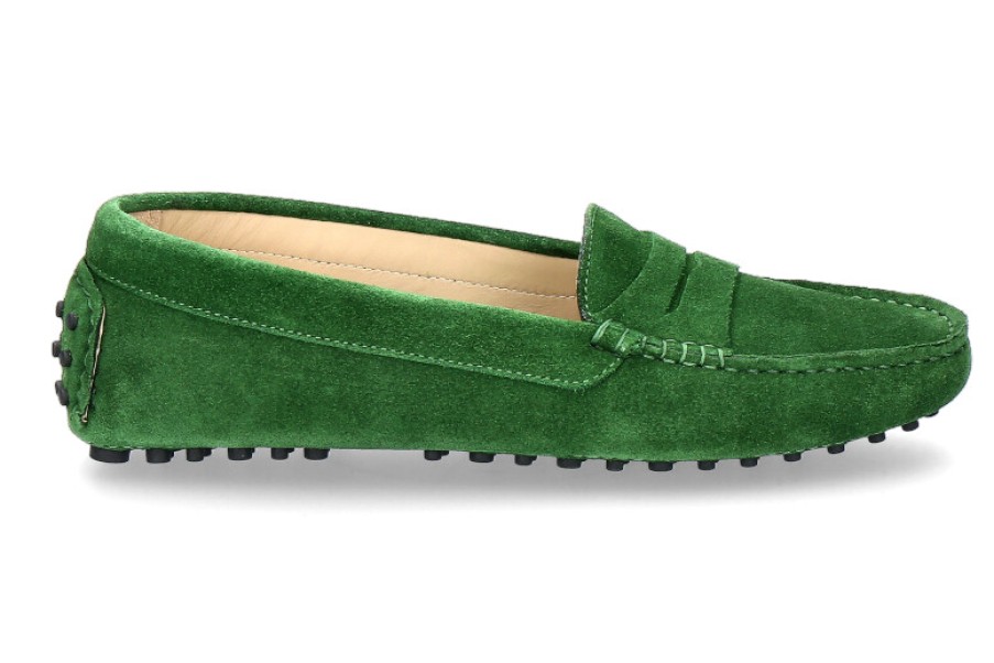 Women scarpa rossa Moccasins | Scarparossa Women'S Moccasin Gomera Kiwi