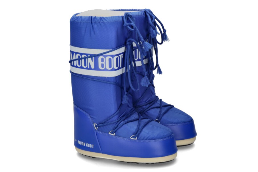 Women scarpa rossa Warm Lining | Moon Boot Snowboots Nylon Electric Blue