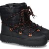 Men scarpa rossa Boots | Moon Boot Snow Boots Tube Nylon Black Orange