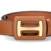 Women scarpa rossa Belts | Hogan Belt Cintura Mm32 Brown