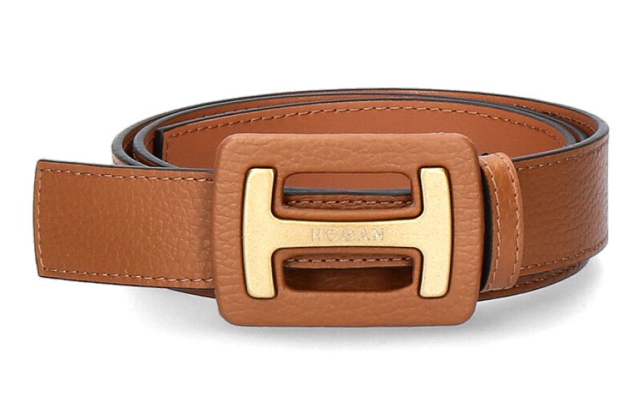 Women scarpa rossa Belts | Hogan Belt Cintura Mm32 Brown