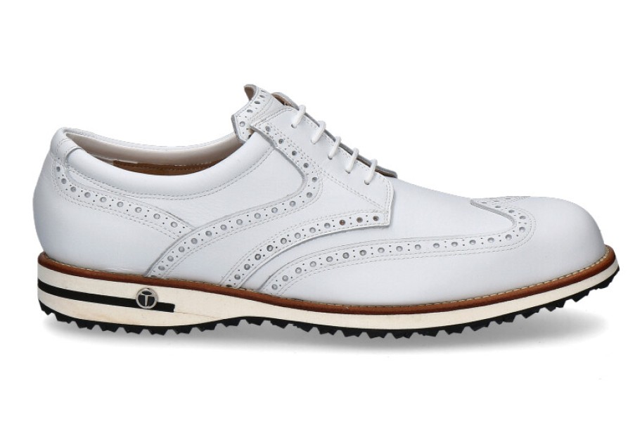 Men scarpa rossa Golf Shoes | Tee Golf Shoes Golf Shoe For Men Tommy Vitello Bianco Waterproof