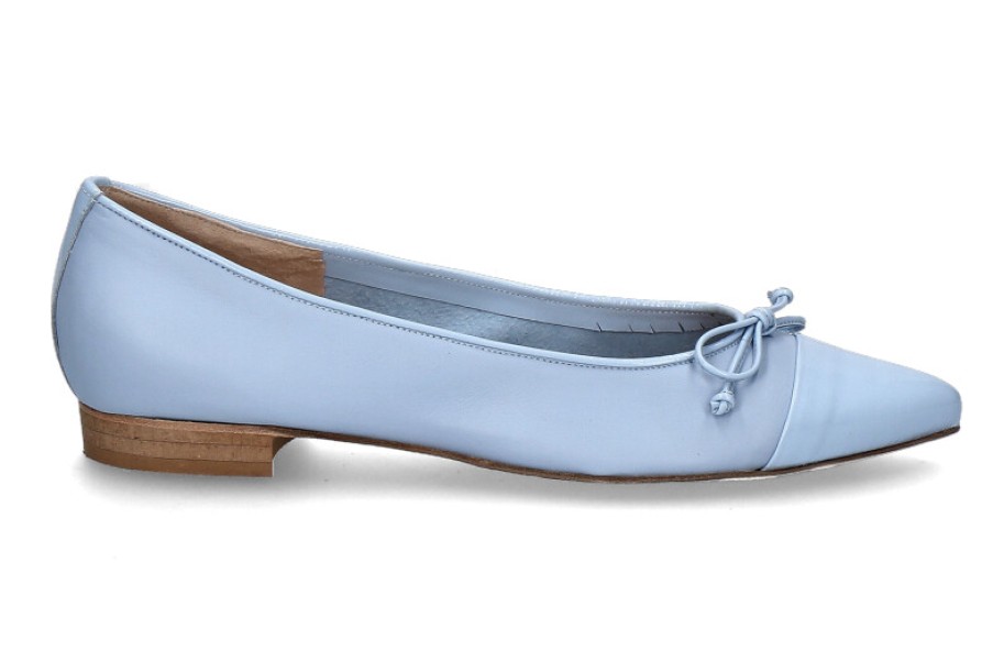 Women scarpa rossa Ballet Flats | Scarparossa By Lorbac Ballerina Flory Nappa- Panama Blue