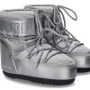 Women scarpa rossa Warm Lining | Moon Boot Snow Boots Icon Low Glance Silver