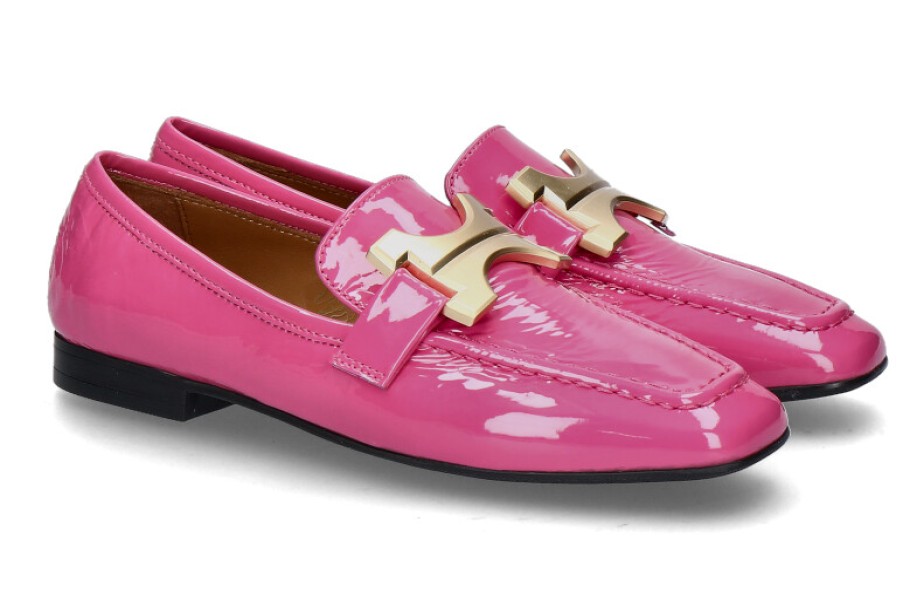 Women scarpa rossa Flats | Mjus Loafer T85102 Vernice- Fuxia