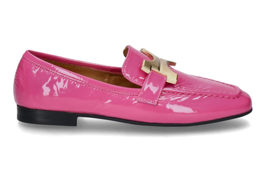 Women scarpa rossa Flats | Mjus Loafer T85102 Vernice- Fuxia