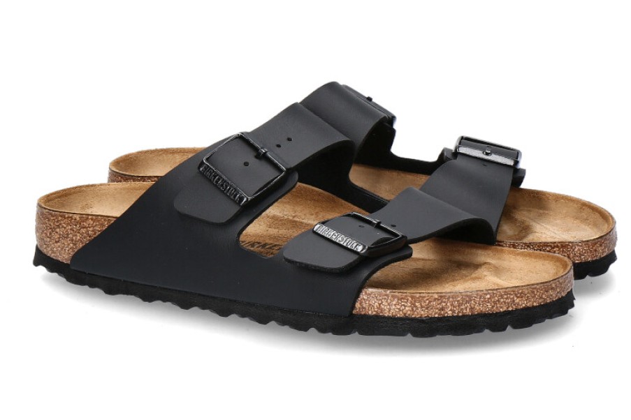 Men scarpa rossa House Slippers | Birkenstock Mules Arizona Narrow Black