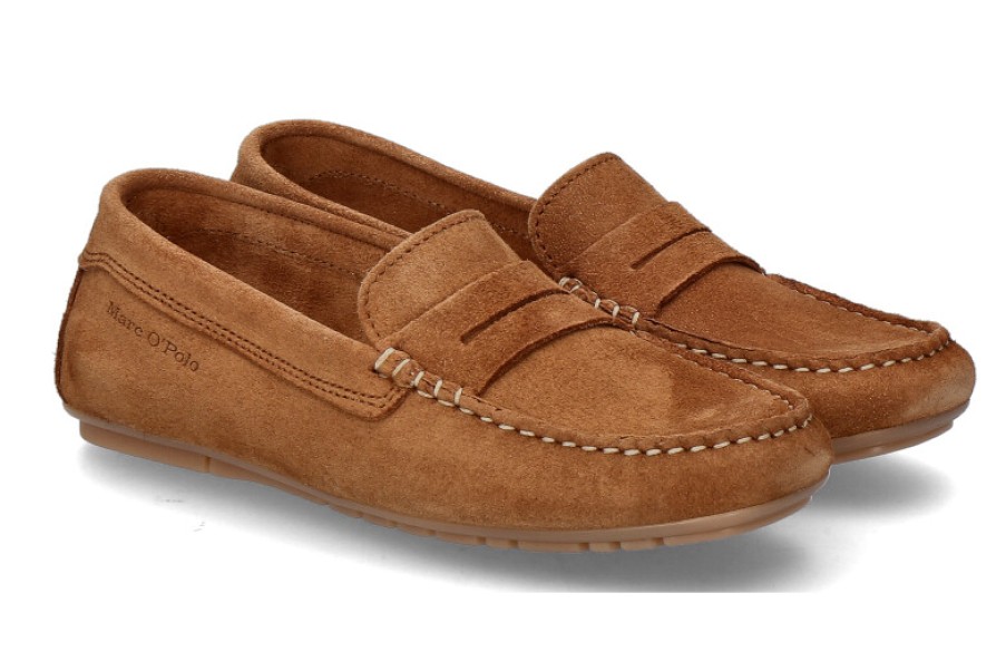 Women scarpa rossa Moccasins | Marc O'Polo Moccasin Cognac