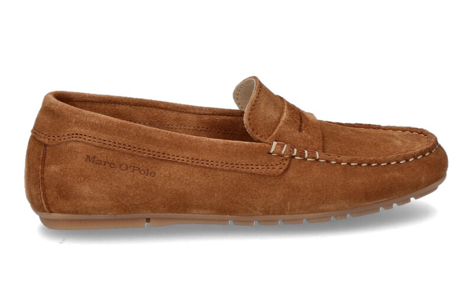 Women scarpa rossa Moccasins | Marc O'Polo Moccasin Cognac