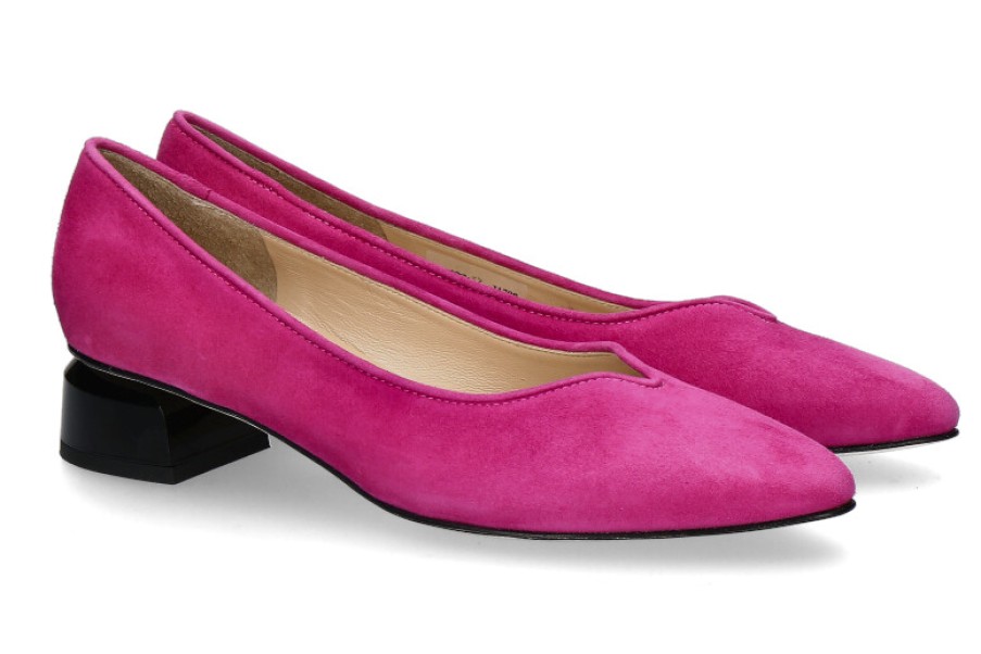 Women scarpa rossa Pumps | Brunate Pumps Flex Camoscio- Fuxia