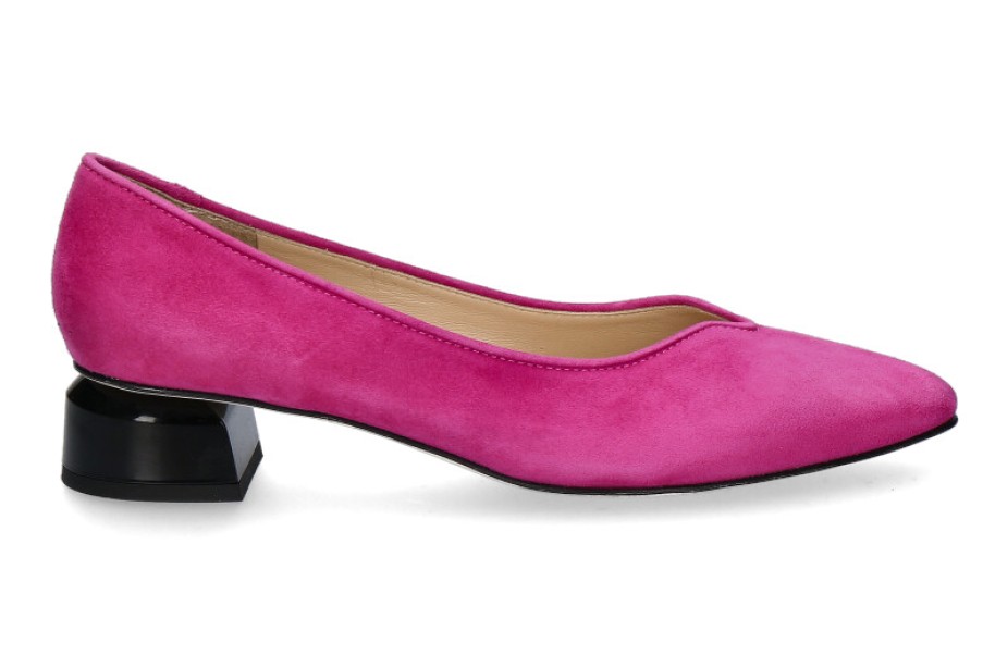 Women scarpa rossa Pumps | Brunate Pumps Flex Camoscio- Fuxia