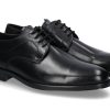 Men scarpa rossa Oxfords | Lloyd Schnurschuh Valmary Nappa- Schwarz