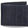 Men scarpa rossa Wallets | Silvano Biagini Wallet Alligatore Notte