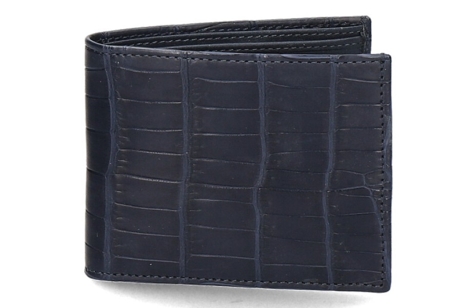 Men scarpa rossa Wallets | Silvano Biagini Wallet Alligatore Notte