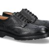 Men scarpa rossa Oxfords | Crockett & Jones Derby Pembroke Scotch Grain- Schwarz