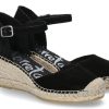 Women scarpa rossa Sandals | Vidorreta Wedge Sandals Serraje Negro Clavel Natural