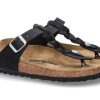 Women scarpa rossa House Slippers | Birkenstock Mules Gizeh Normal Braided Black